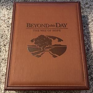 Beyond this Day Memorial Keepsake book with Wooden Box